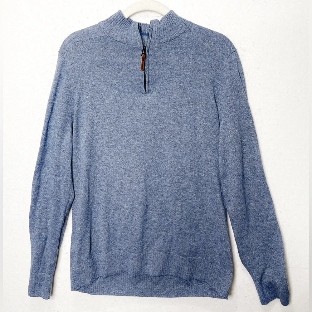 Smartwool Sparwood Quarter Zip Wool Blend Sweater Layering Gorpcore Size Medium - Picture 2 of 7